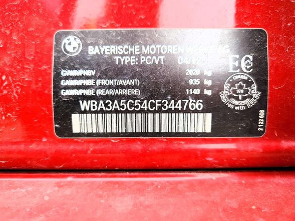2012 BMW 328 — VINS