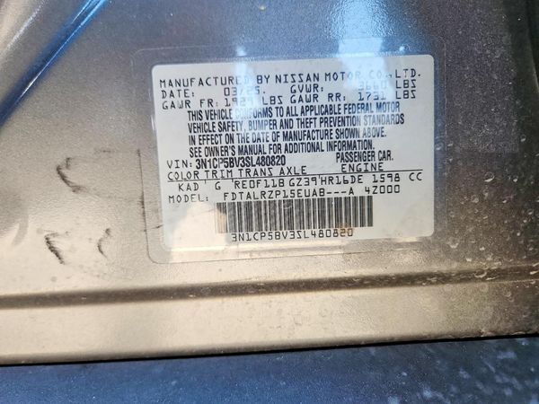 2025 NISSAN KICKS PLAY S — VINS