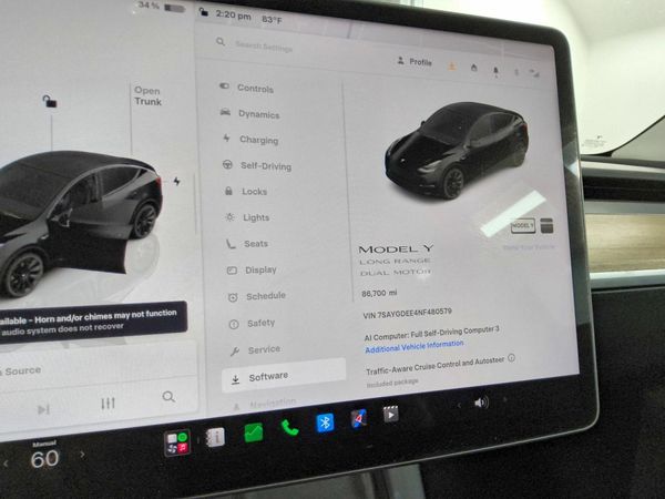 2022 TESLA MODEL Y — ODOM