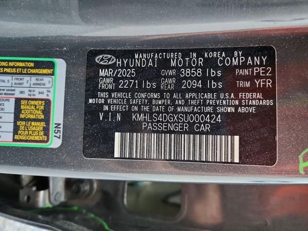 2025 HYUNDAI ELANTRA SEL Convenience — VINS