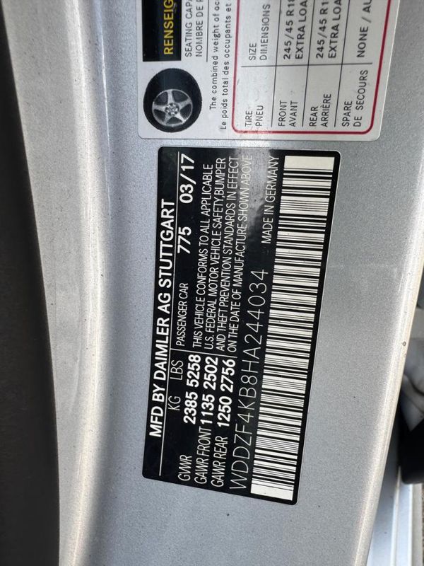 2017 MERCEDES-BENZ E E300-4M
