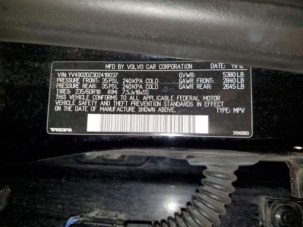 2013 VOLVO XC60 — VINS