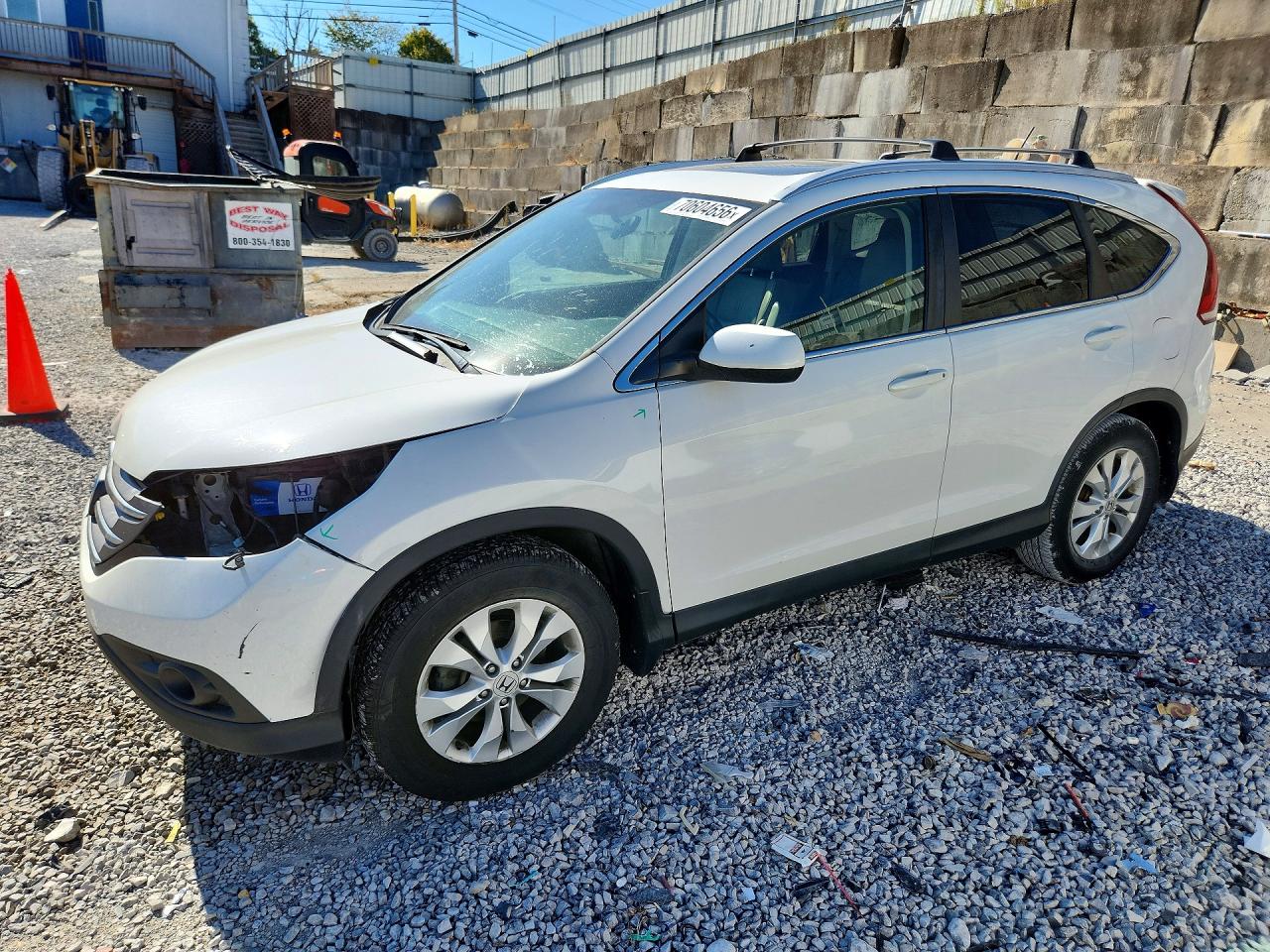 2013 HONDA CRV EX-L — Front 3/4