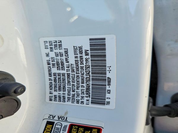 2013 HONDA CRV EX-L — VINS