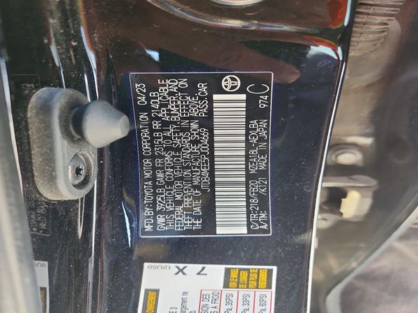 2023 TOYOTA COROLLA L, LE, SE, XLE — VINS