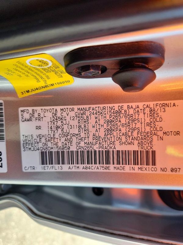 2013 TOYOTA TACOMA Delux — VINS