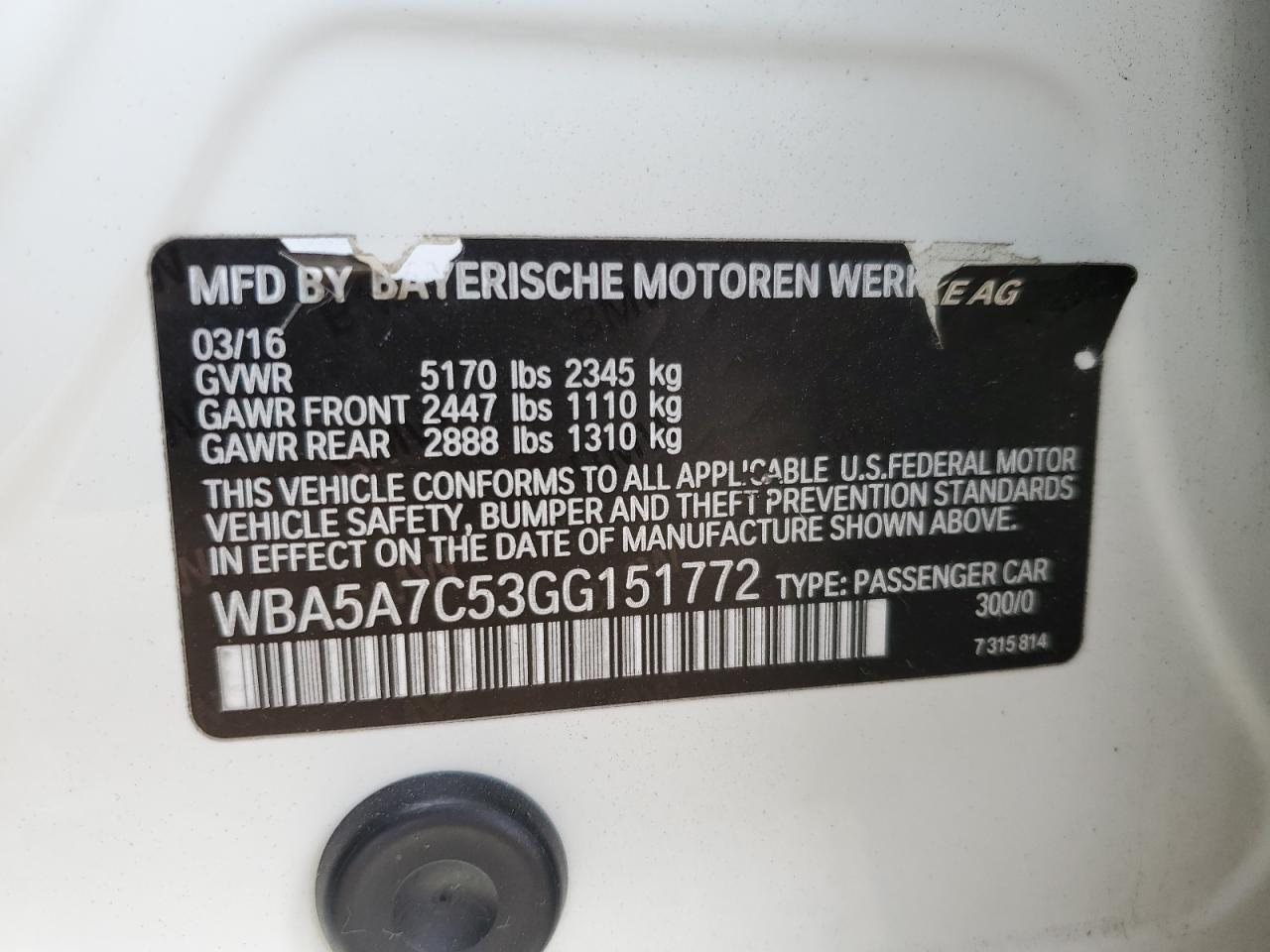 2016 BMW 528 xDrive