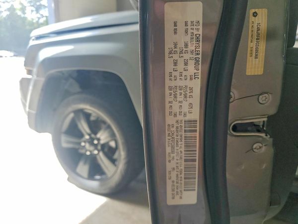 2012 JEEP PATRIOT Latitude — VINS