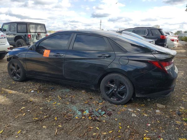 2021 HYUNDAI ELANTRA Blue — DSRA