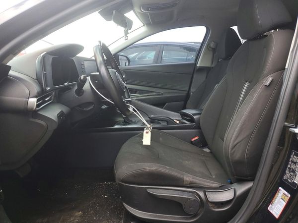 2021 HYUNDAI ELANTRA Blue — DENT