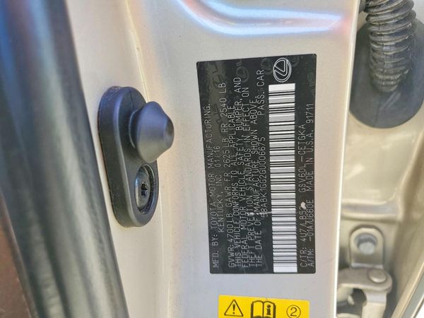 2016 LEXUS ES 350 — VINS