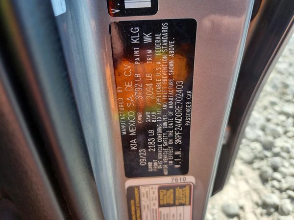 2024 KIA FORTE LX, LXS — VINS
