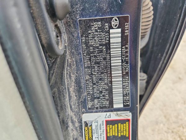 2012 TOYOTA CAMRY SOLA Hybrid — VINS