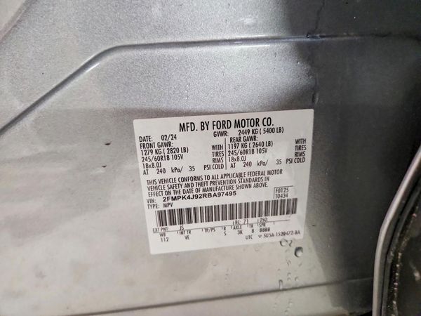 2024 FORD EDGE SEL — VINS
