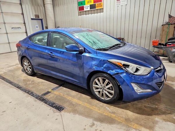 2015 HYUNDAI ELANTRA GLS(Middle) — Passenger 3/4