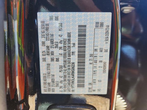 2024 FORD F150 — VINS