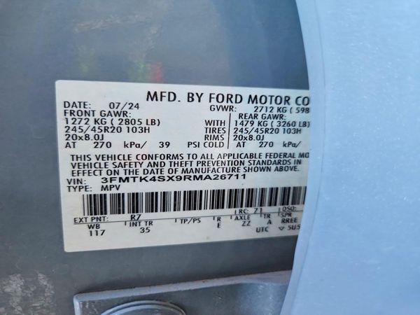 2024 FORD MUSTANG GT — VINS