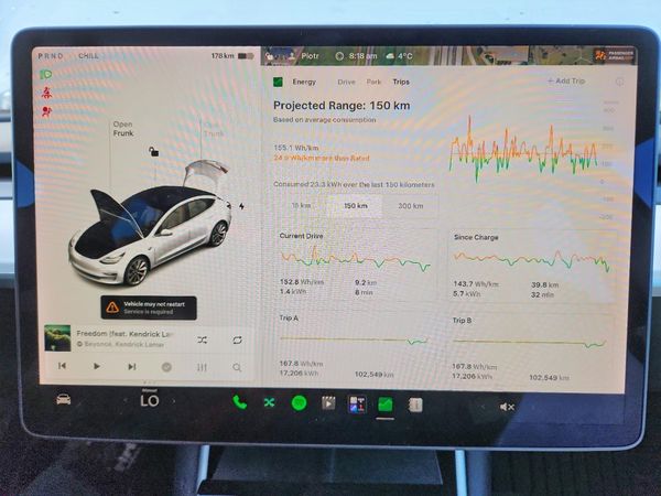 2020 TESLA MODEL 3 — ODOM