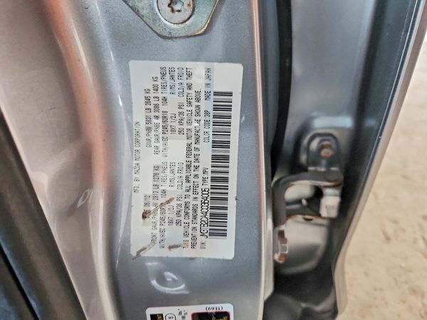 2012 MAZDA CX-9 Touring/GS — VINS