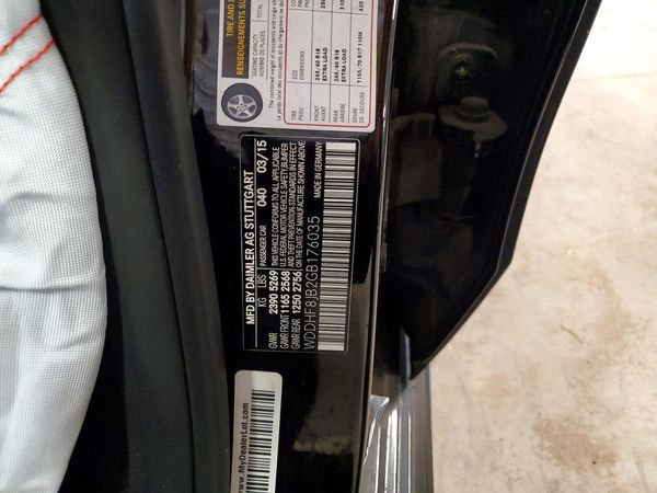 2016 MERCEDES-BENZ E-CLASS E350-4M — VINS