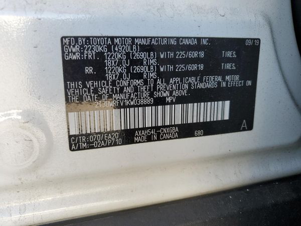 2019 TOYOTA RAV4
