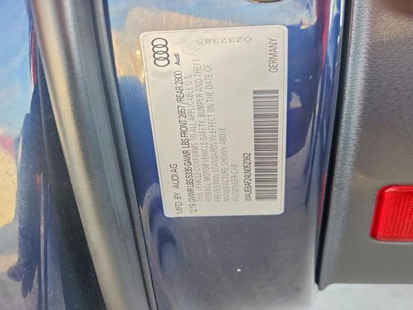 2020 AUDI A6 quattro Premium — VINS