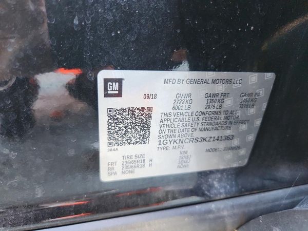 2019 CADILLAC XT5 Luxury — VINS