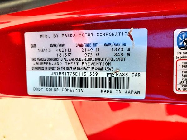 2014 MAZDA 3 SV/Base — VINS