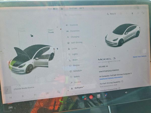 2020 TESLA MODEL 3 — ODOM