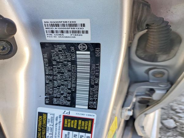 2014 TOYOTA CAMRY — VINS
