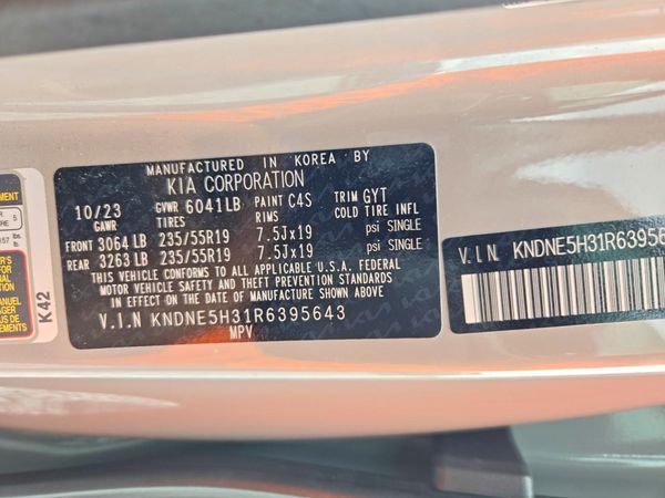 2024 KIA CARNIVAL SX, SX Prestige — VINS