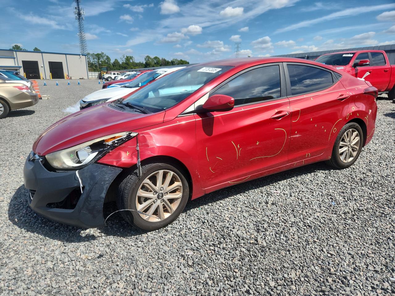 2016 HYUNDAI ELANTRA — Front 3/4