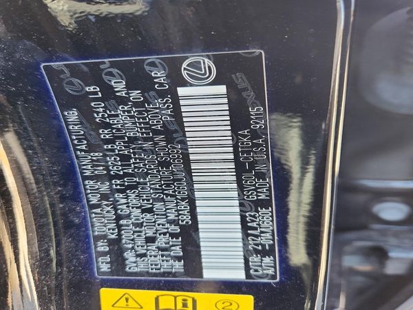 2018 LEXUS ES 350 — VINS