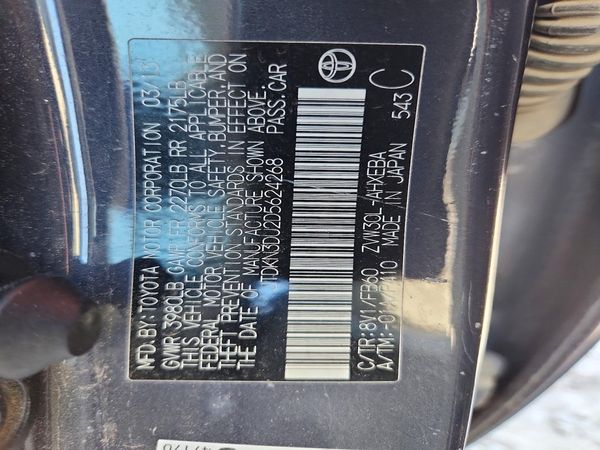 2013 TOYOTA PRIUS — VINS