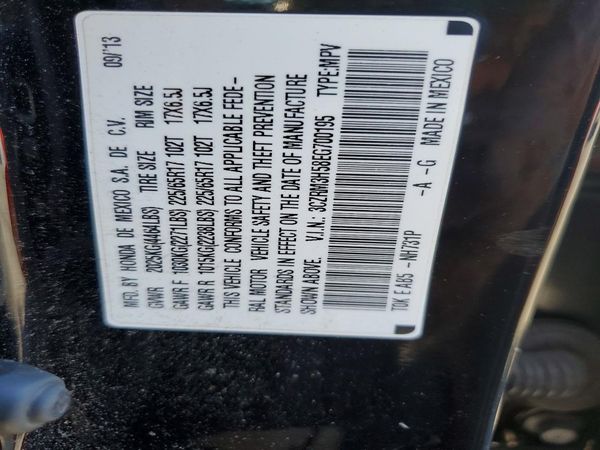 2014 HONDA CRV EX — VINS