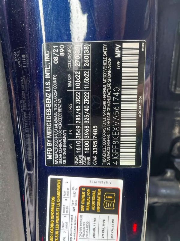 2021 MERCEDES-BENZ GLS