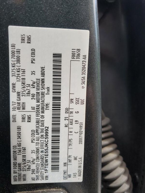 2018 FORD F150
