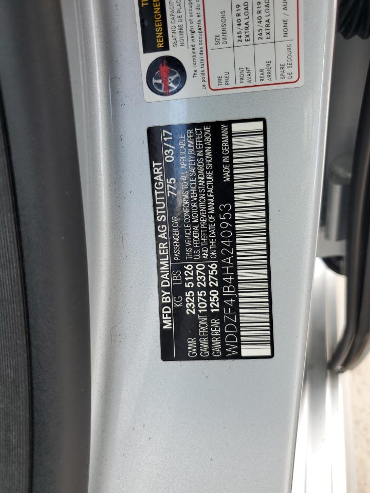 2017 MERCEDES-BENZ E E300