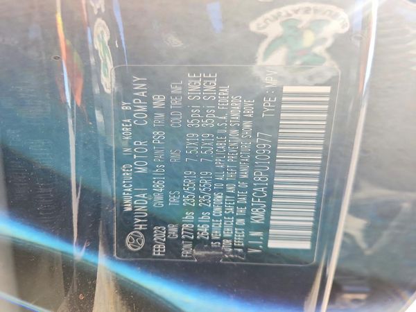 2023 HYUNDAI TUCSON SEL Convenience — VINS