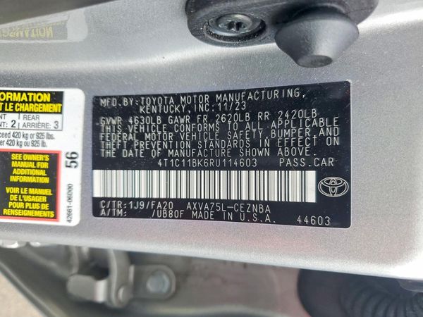 2024 TOYOTA CAMRY LE — VINS