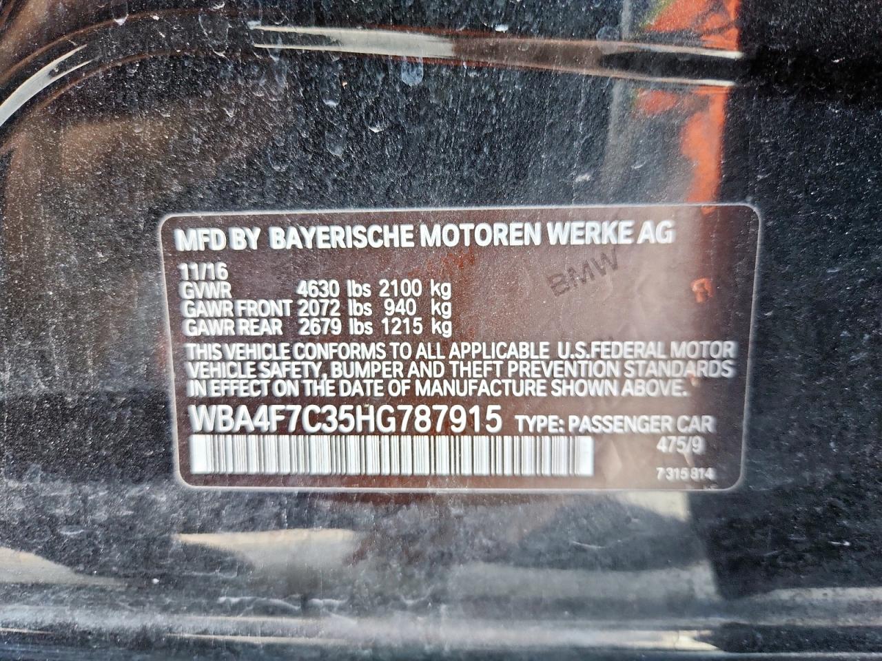 2017 BMW 430I GC