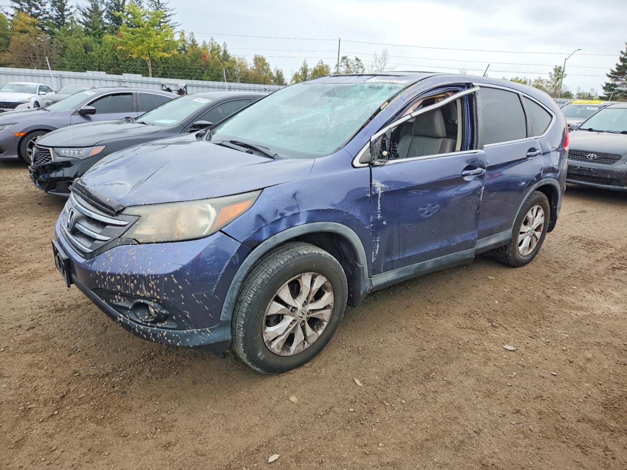 2012 HONDA CRV EX-L — Front 3/4
