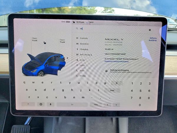 2021 TESLA MODEL Y — ODOM