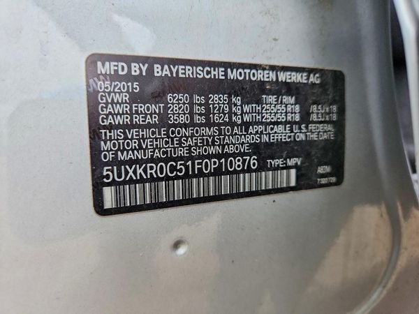2015 BMW X5 xDrive35i — VINS