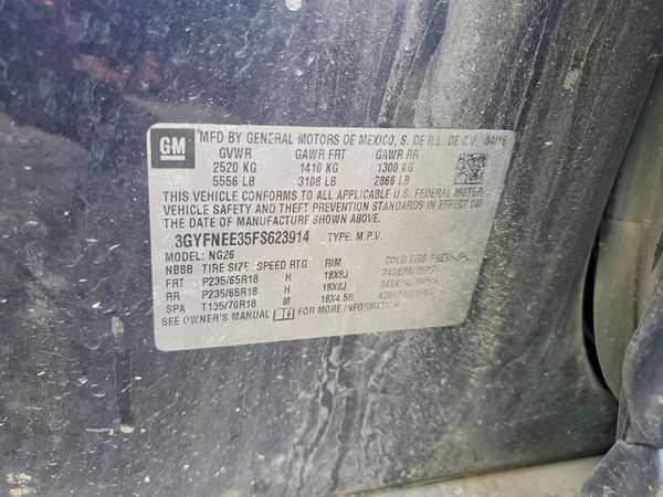 2015 CADILLAC SRX Luxury — VINS