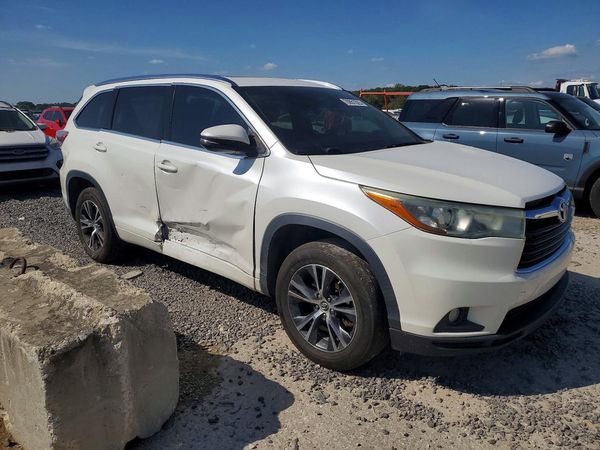 2016 TOYOTA HIGHLANDER Base/Hybrid — Passenger 3/4