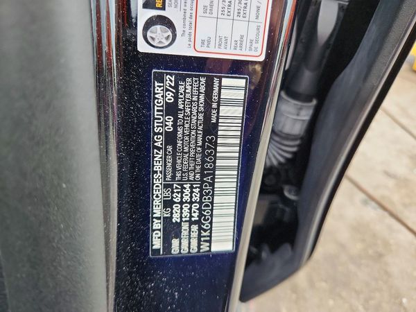 2023 MERCEDES-BENZ S S500 4MATIC — VINS