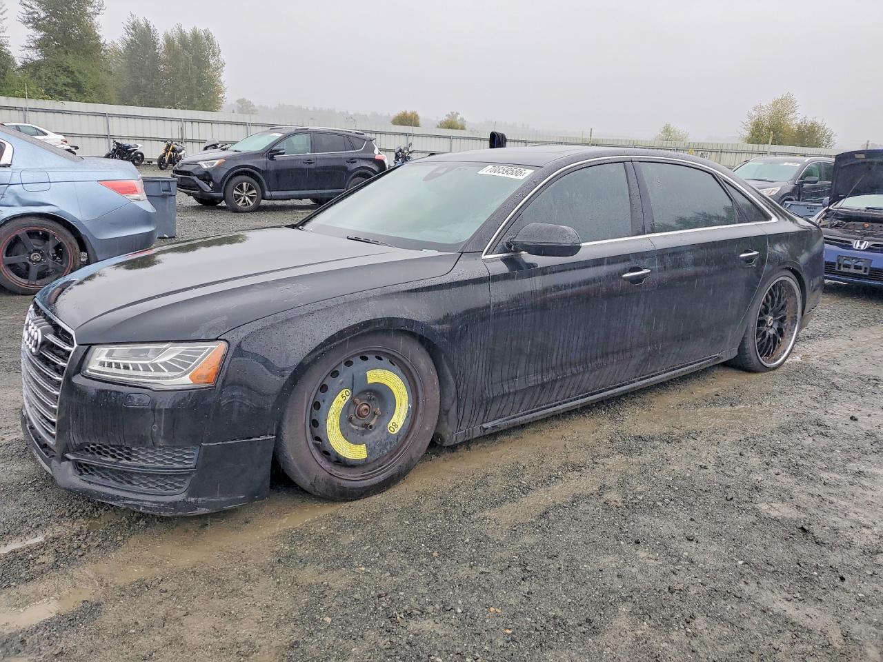 2017 AUDI A8 quattro L — Front 3/4