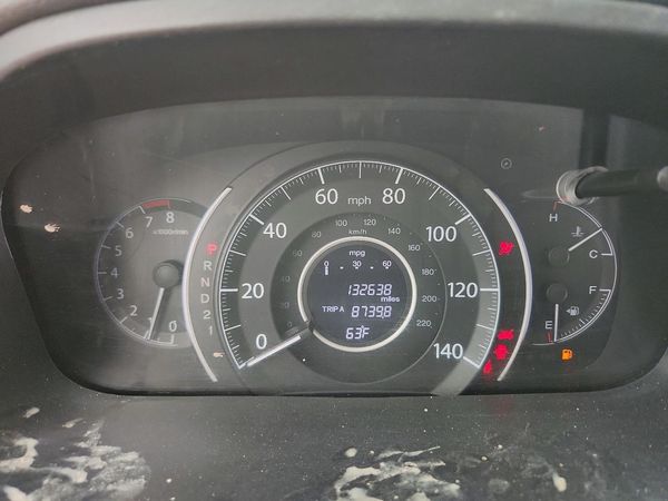 2012 HONDA CRV EX-L — ODOM