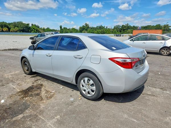 2015 TOYOTA COROLLA L/LE — DSRA